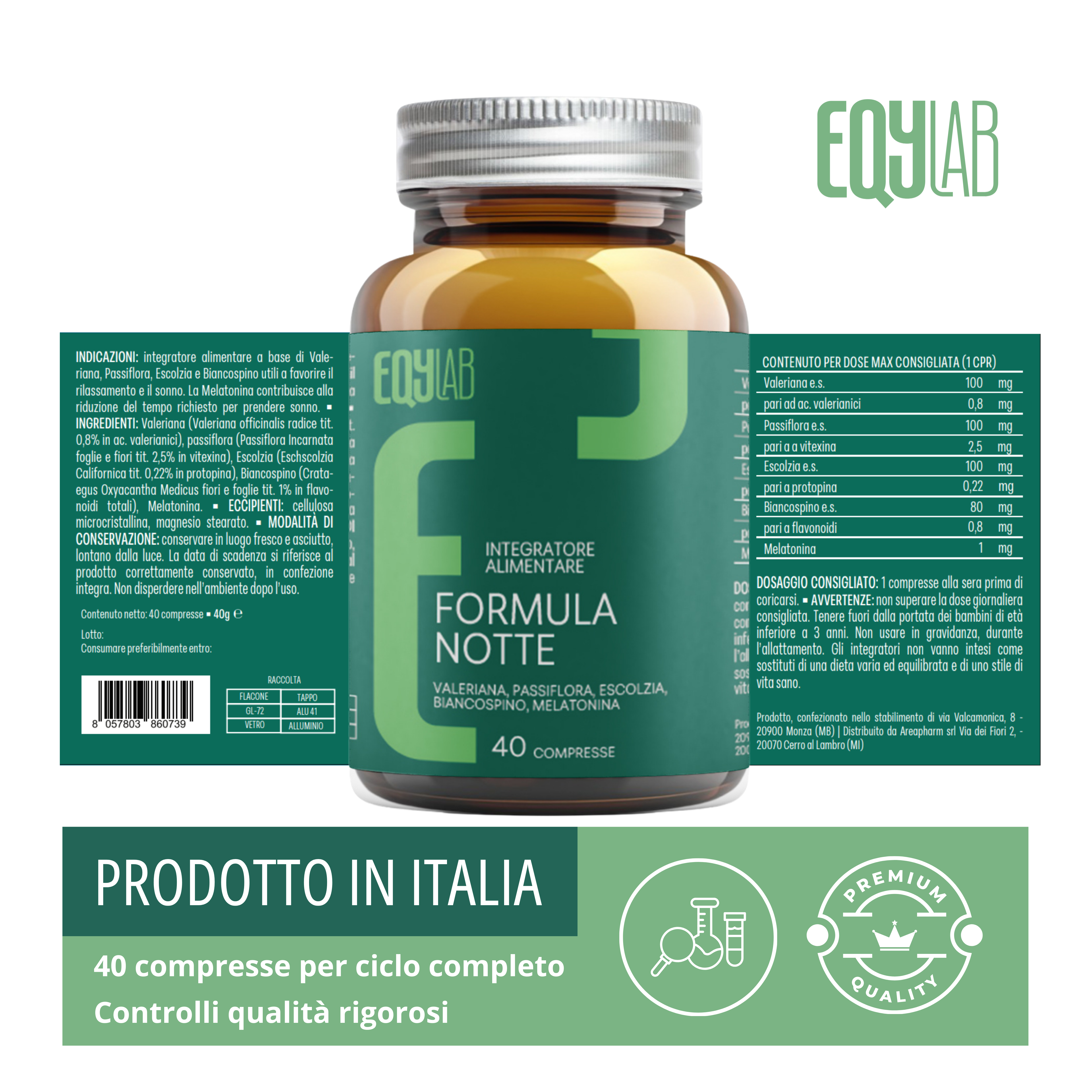 FORMULA NOTTE 40 COMPRESSE