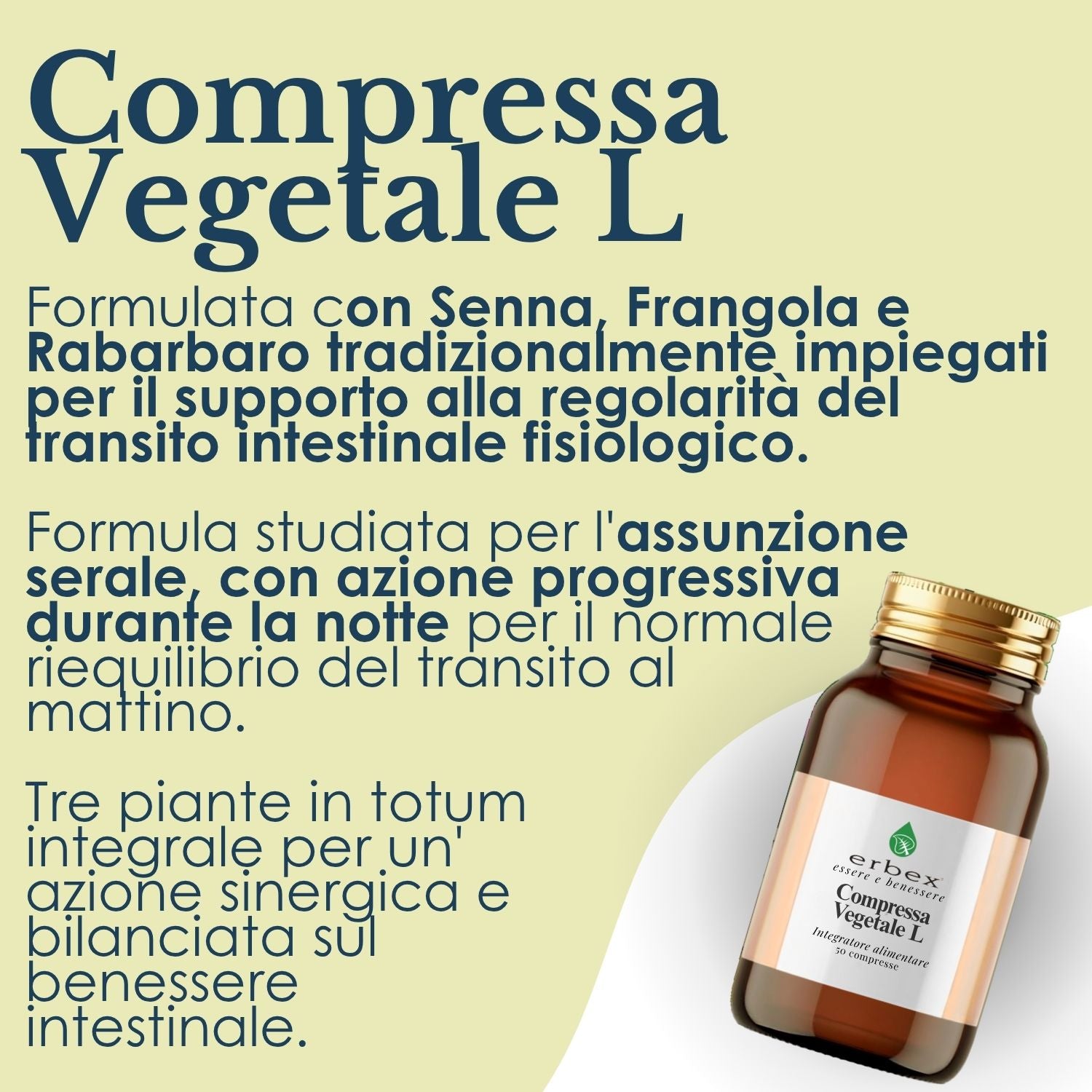 COMPRESSA VEGETALE L 50 COMPRESSE