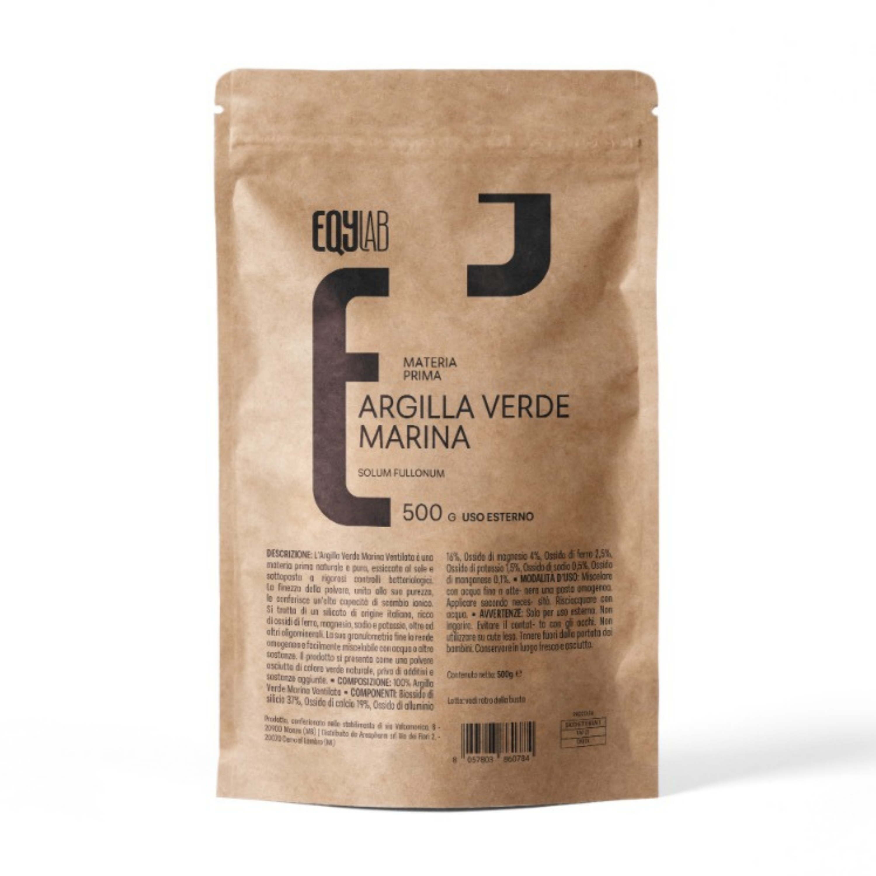 EQYLAB ARGILLA VERDE MARINA 500 GR