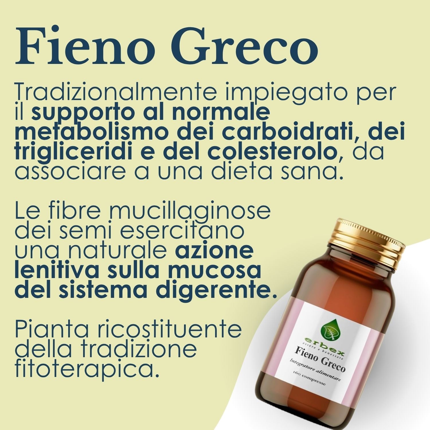 FIENO GRECO 160 COMPRESSE