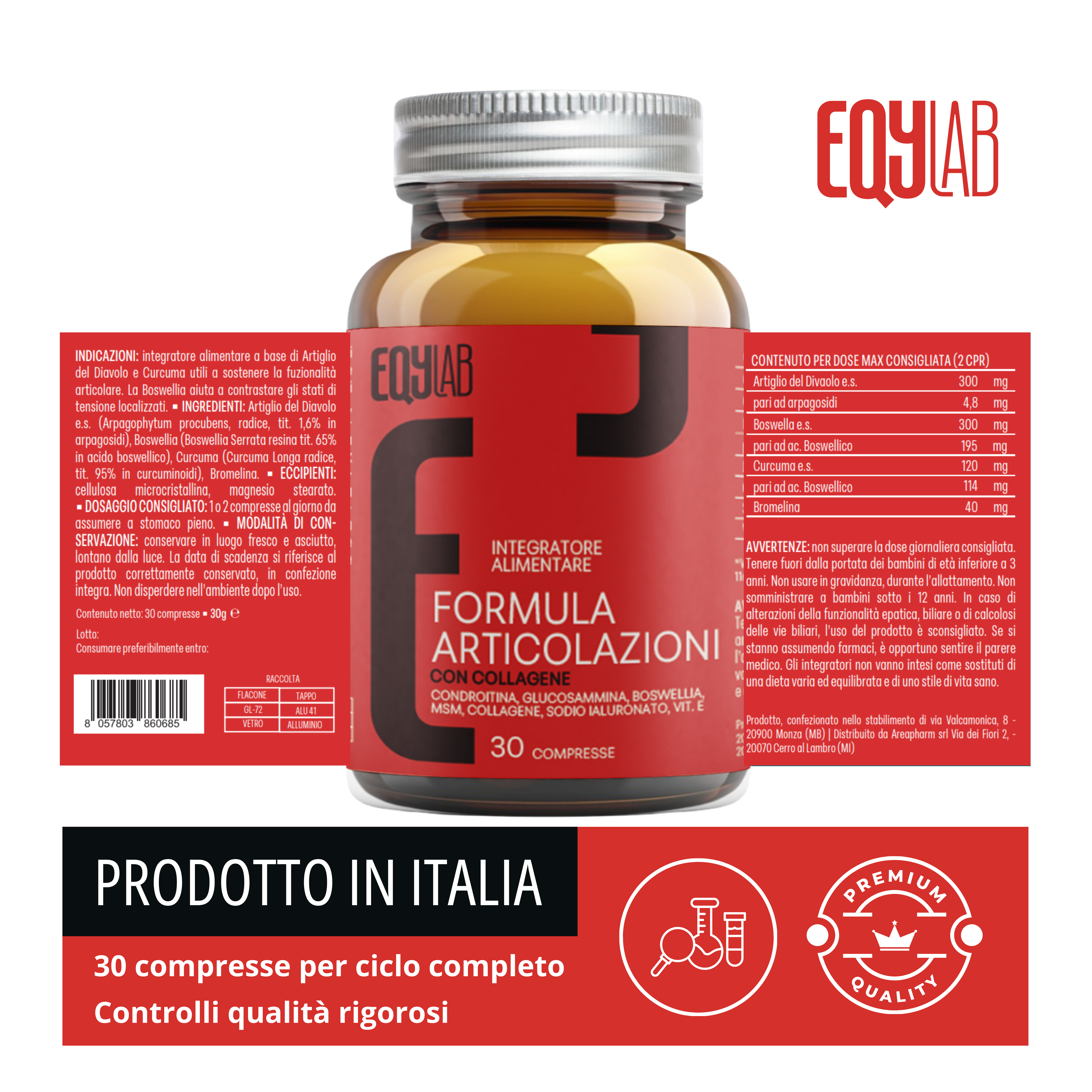FORMULA ARTICOLAZIONI con Collagene – 30 COMPRESSE