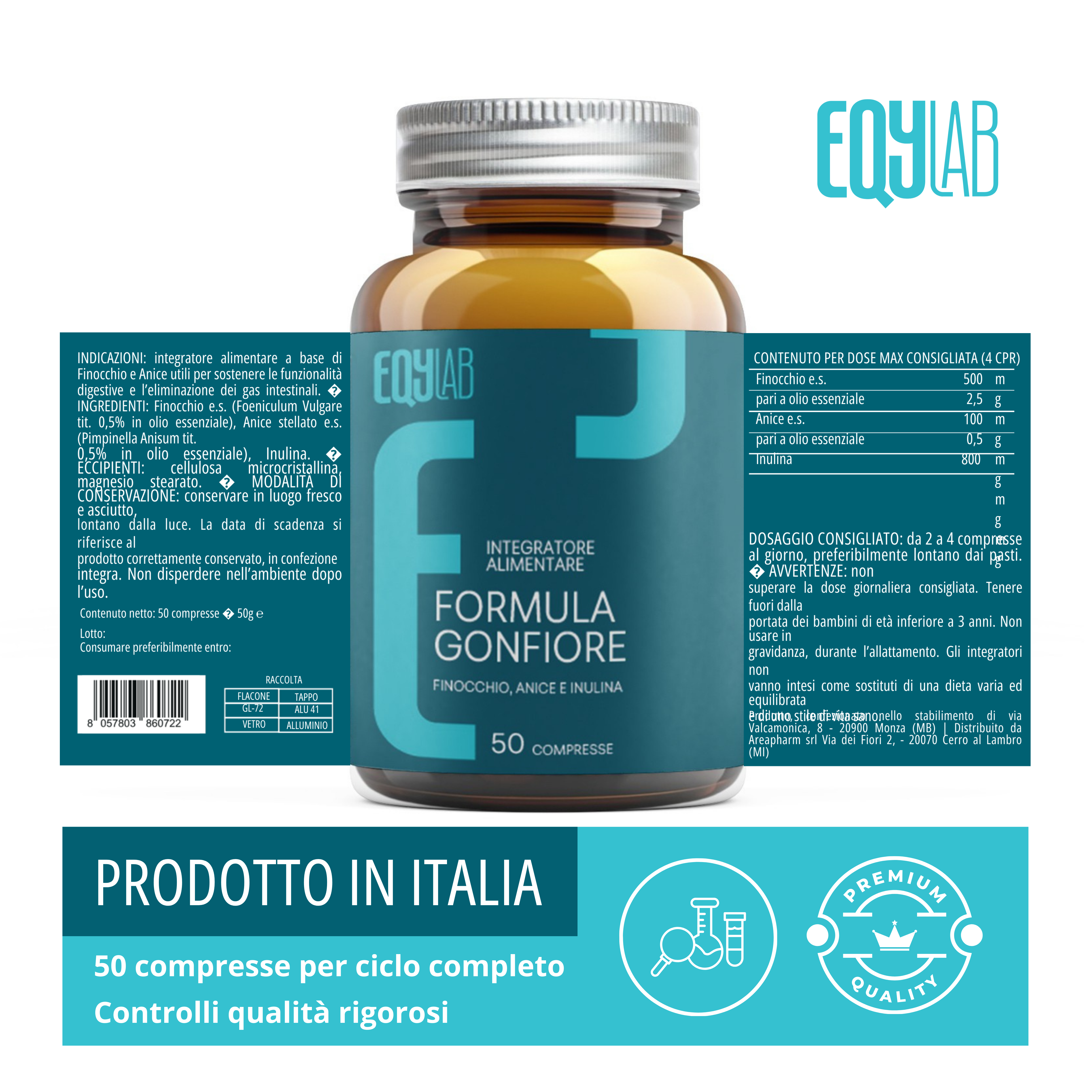 FORMULA GONFIORE 50 COMPRESSE