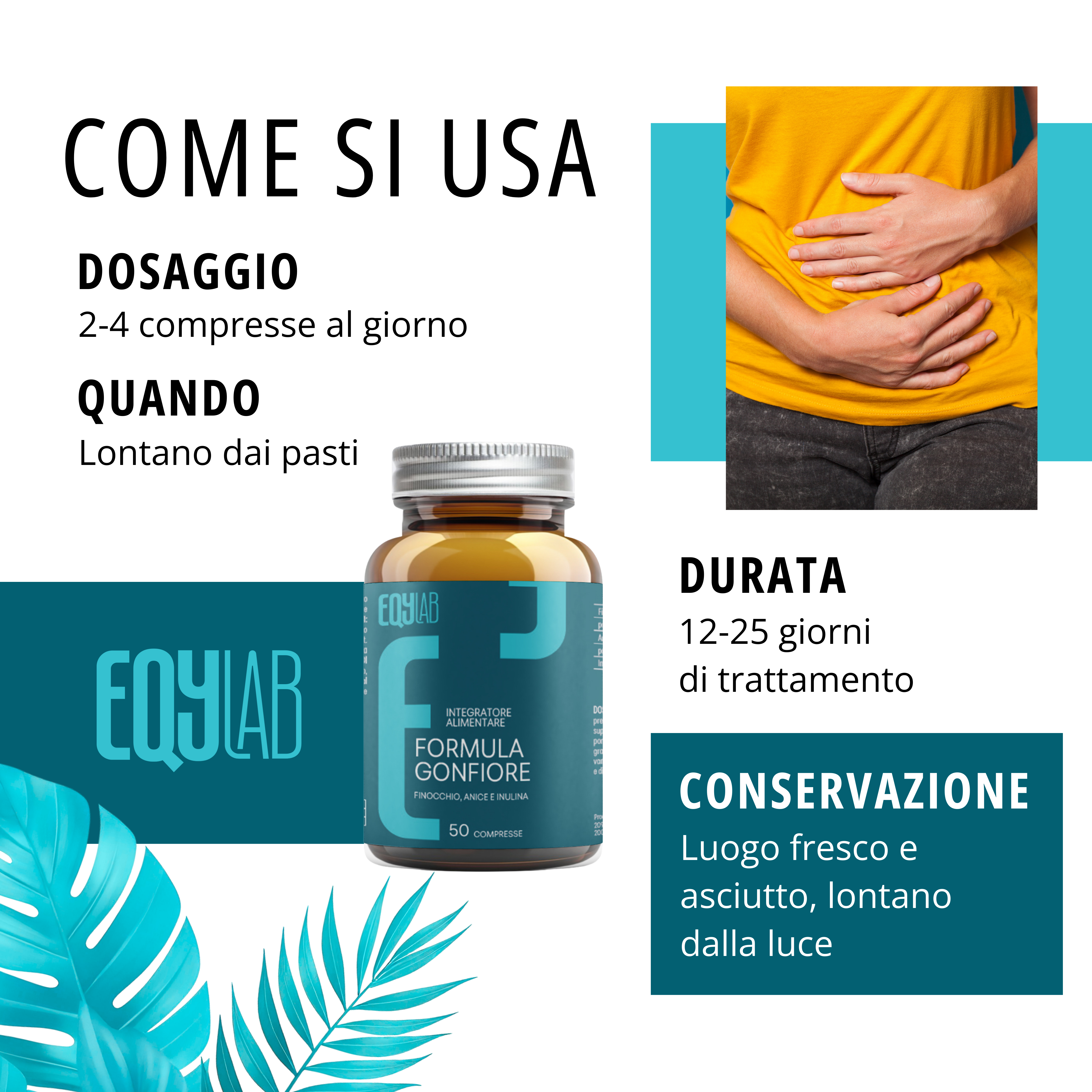 FORMULA GONFIORE 50 COMPRESSE