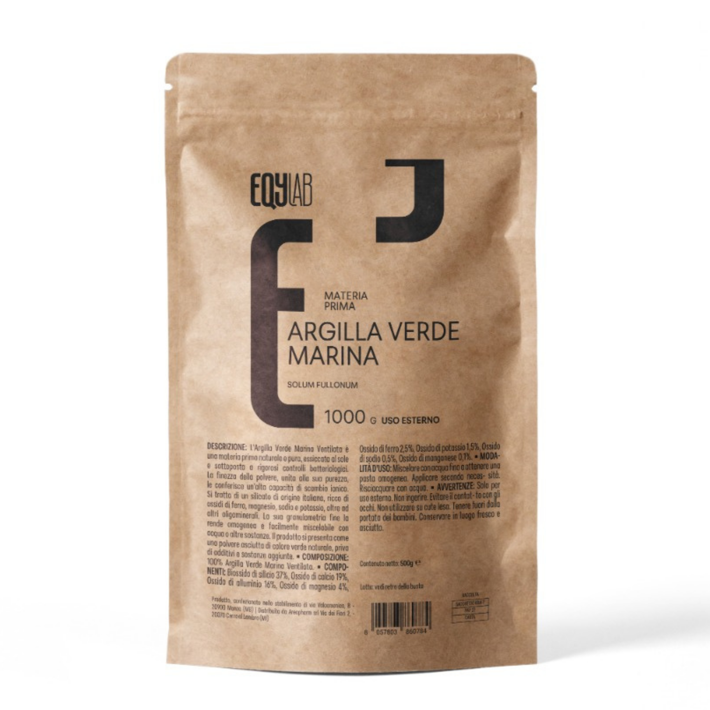 EQYLAB ARGILLA VERDE MARINA 1000 GR