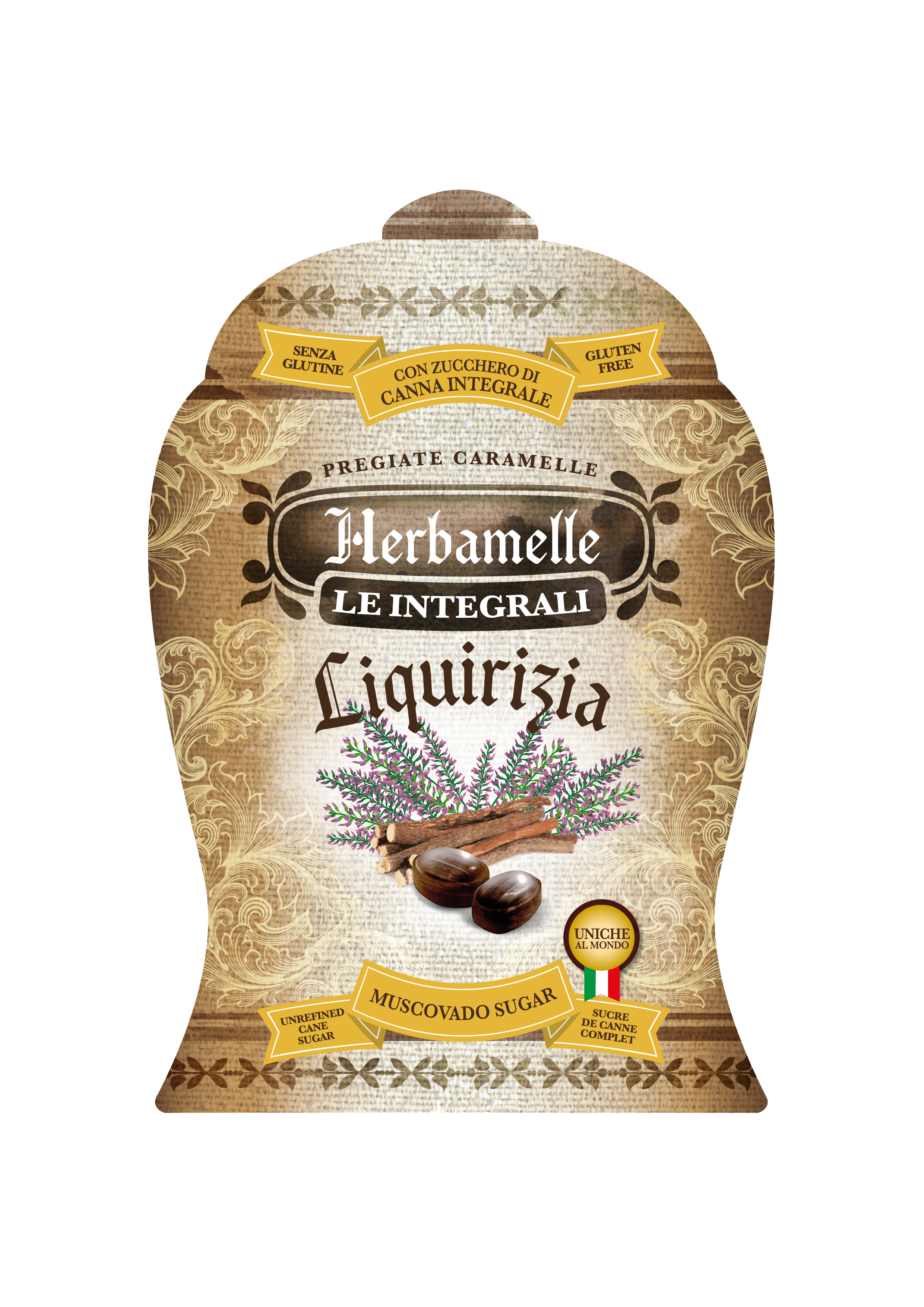 HERBAMELLE LE INTEGRALI LIQUIRIZIA BUSTA 75g