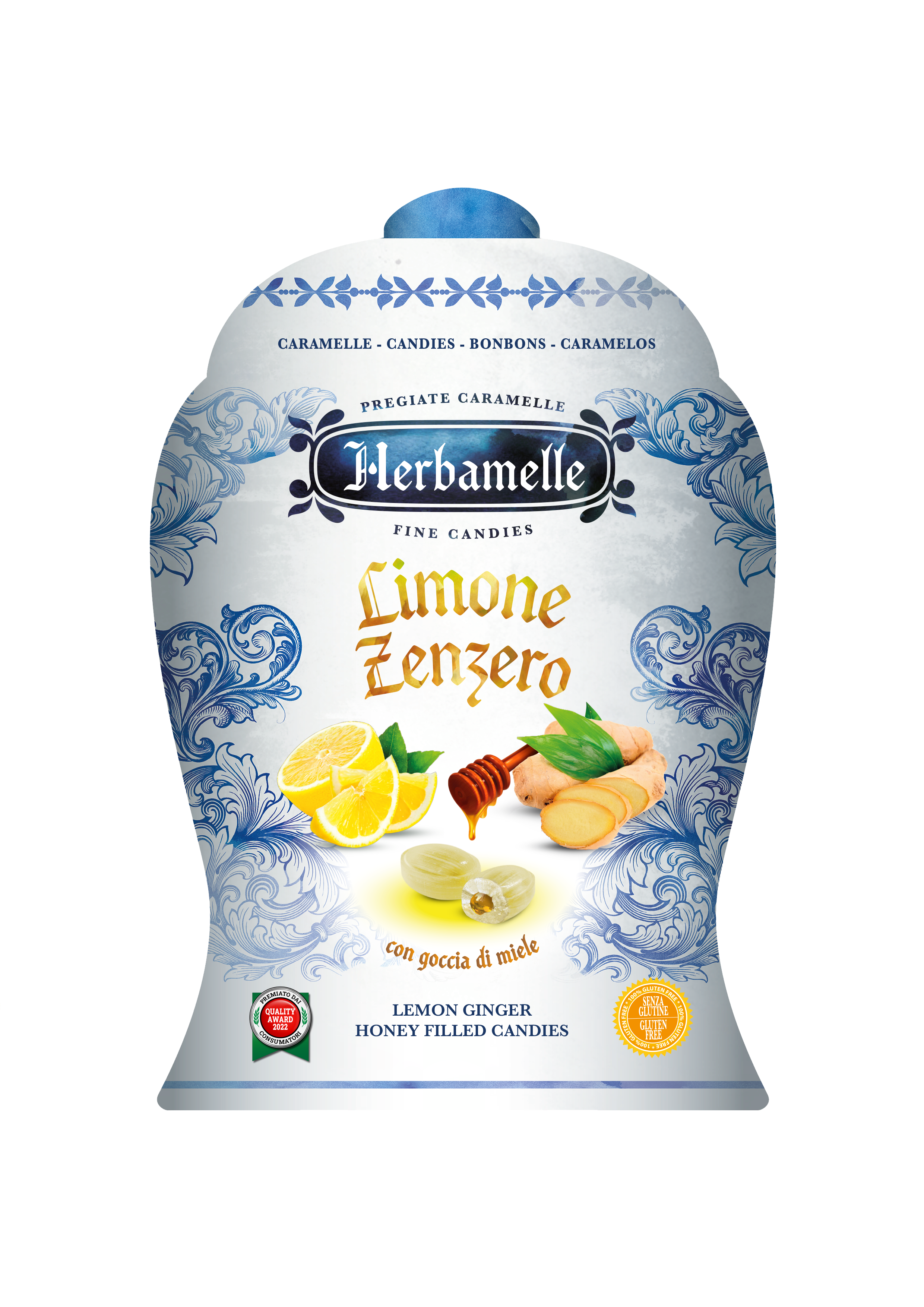 HERBAMELLE LIMONE E ZENZERO BUSTA 75g