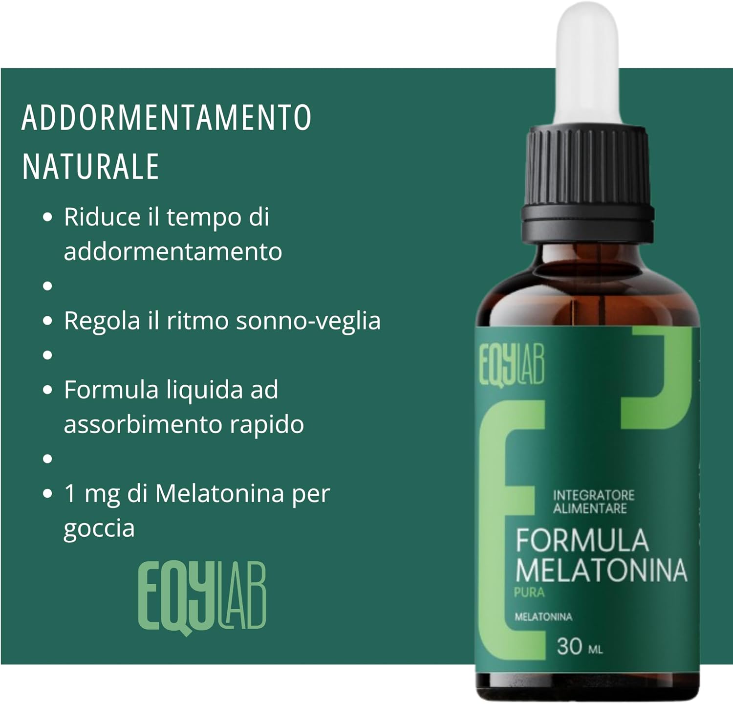 EQYLAB FORMULA MELATONINA PURA