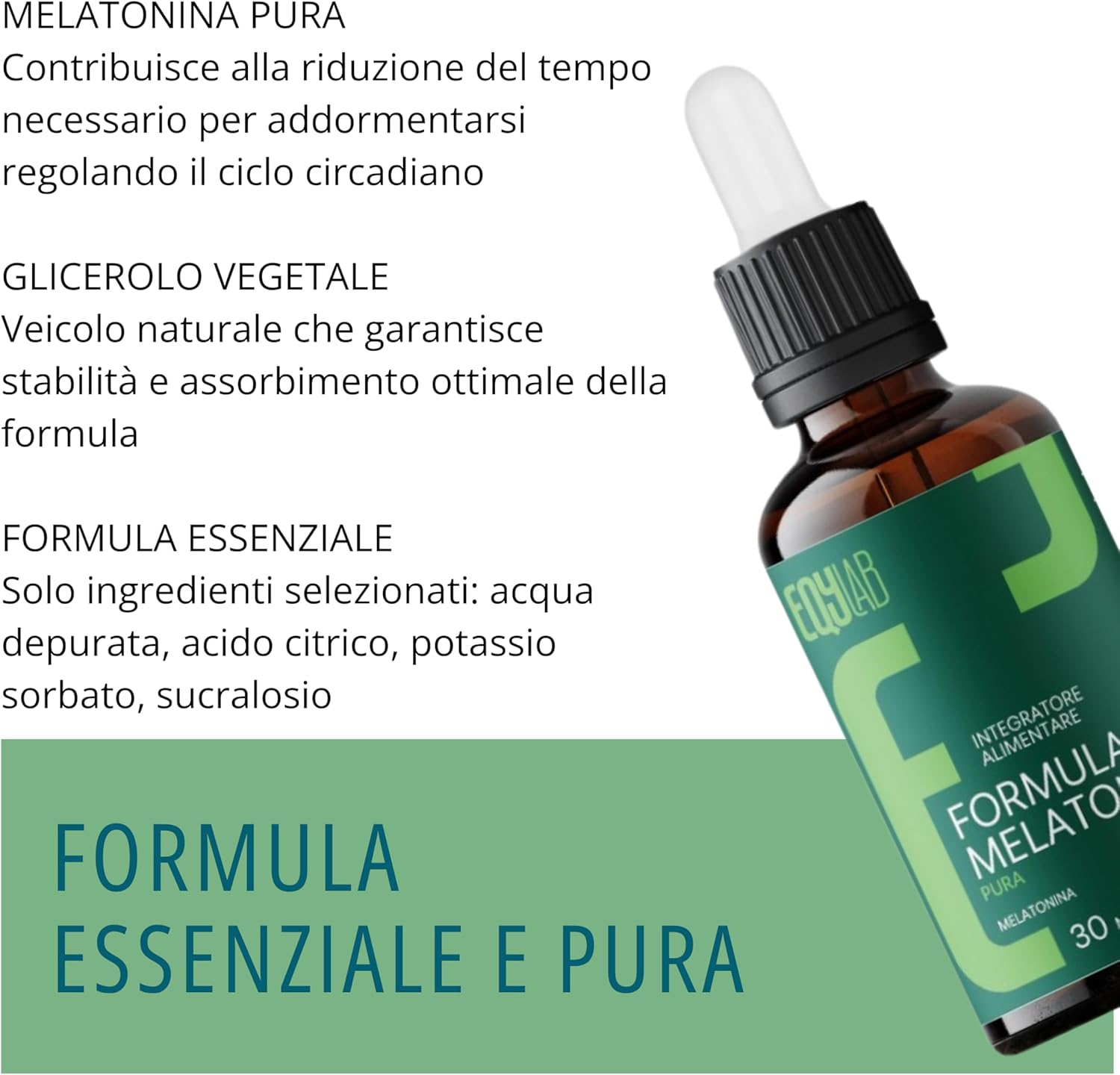 EQYLAB FORMULA MELATONINA PURA