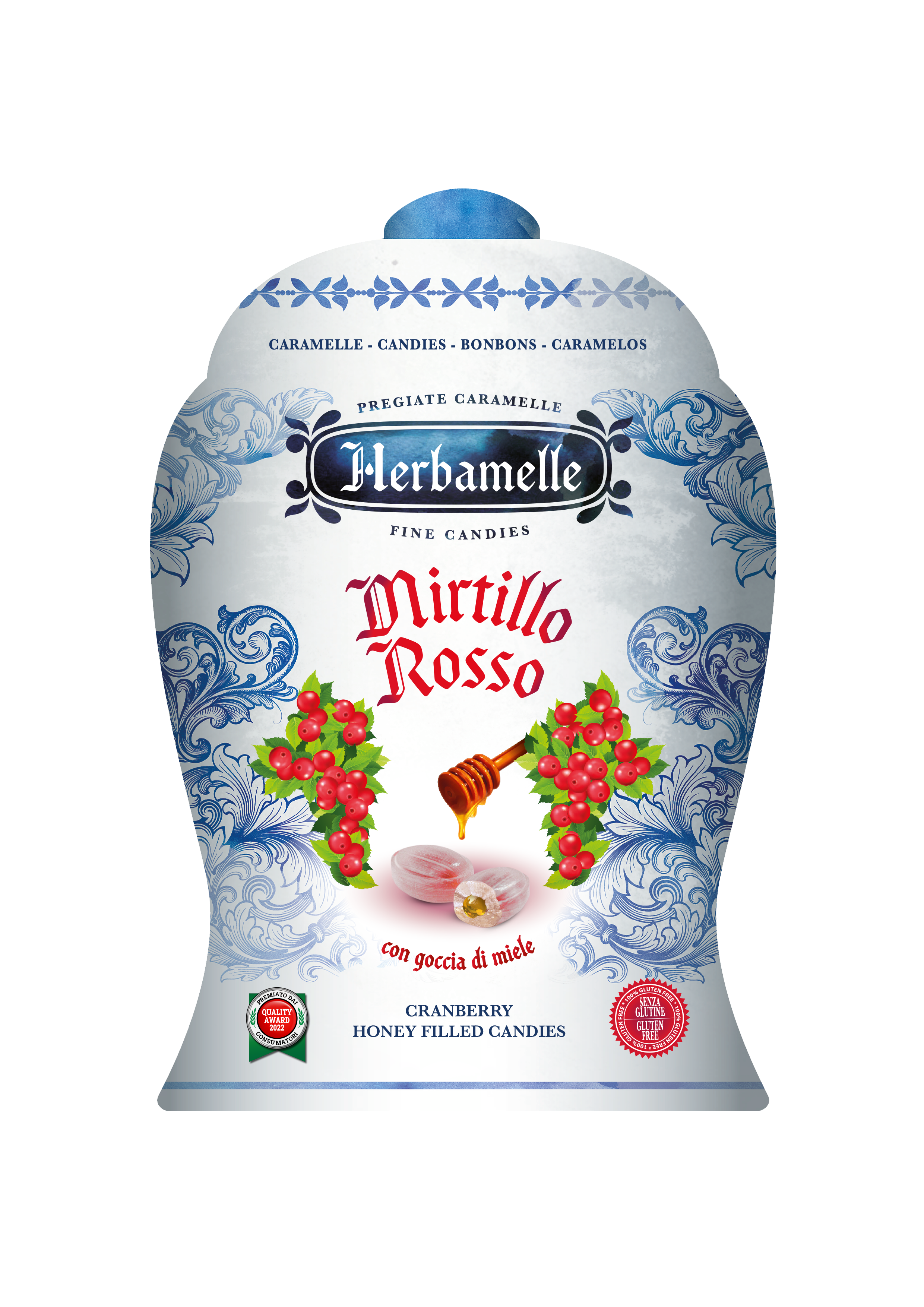 HERBAMELLE MIRTILLO ROSSO BUSTA 75g