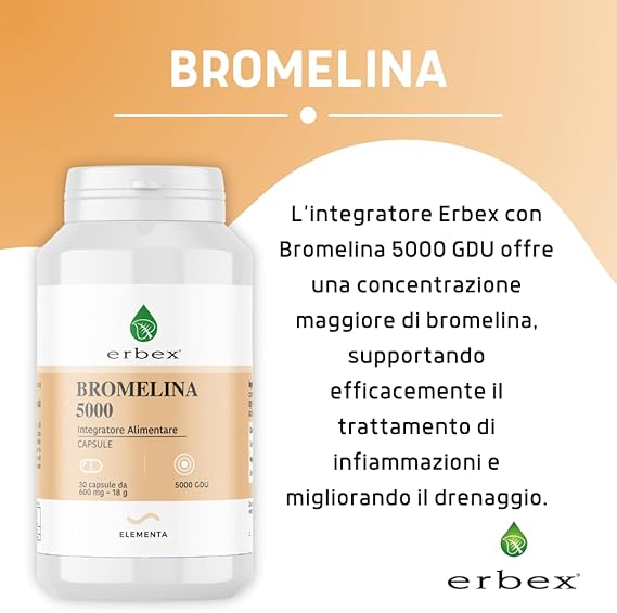 BROMELINA 5000 30 CAPSULE