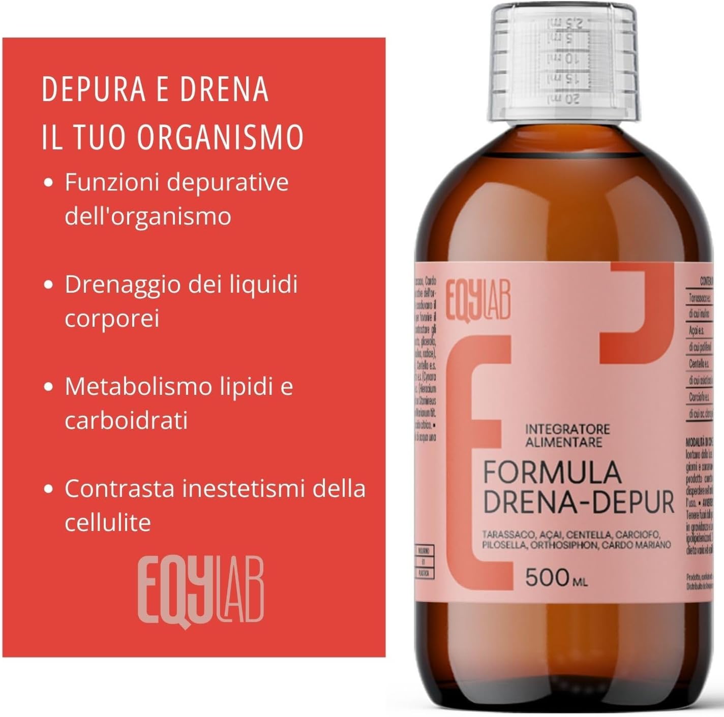 EQYLAB DRENA-DEPUR 500 ML