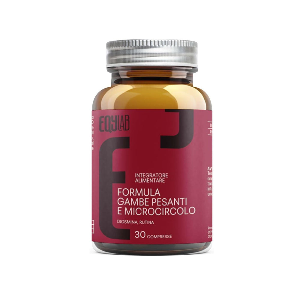 EQYLAB FORMULA GAMBE PESANTI E MICROCIRCOLO 30 COMPRESSE